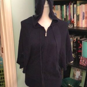 Paraphrase EUC Navy dolman sweater jacket